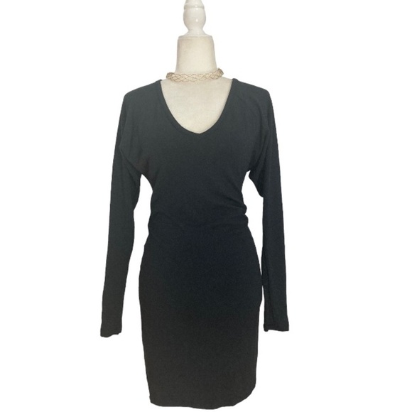 M Missoni Long Sleeve Mini Dress Wool Blend in Black - Picture 14 of 15
